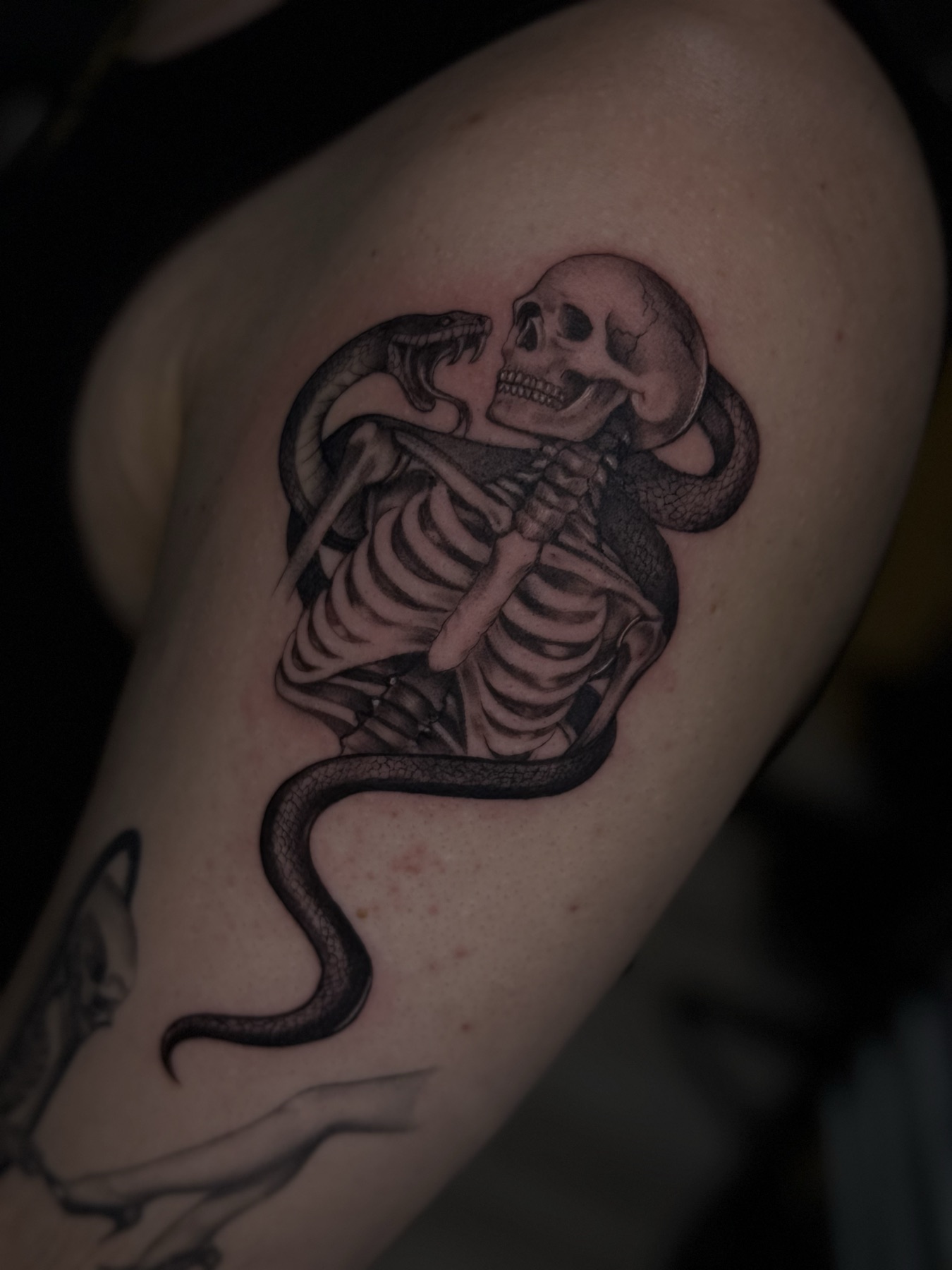 Tatuaj tatuaje black & grey realizat de Andreea la Ace Tattoo Bucuresti