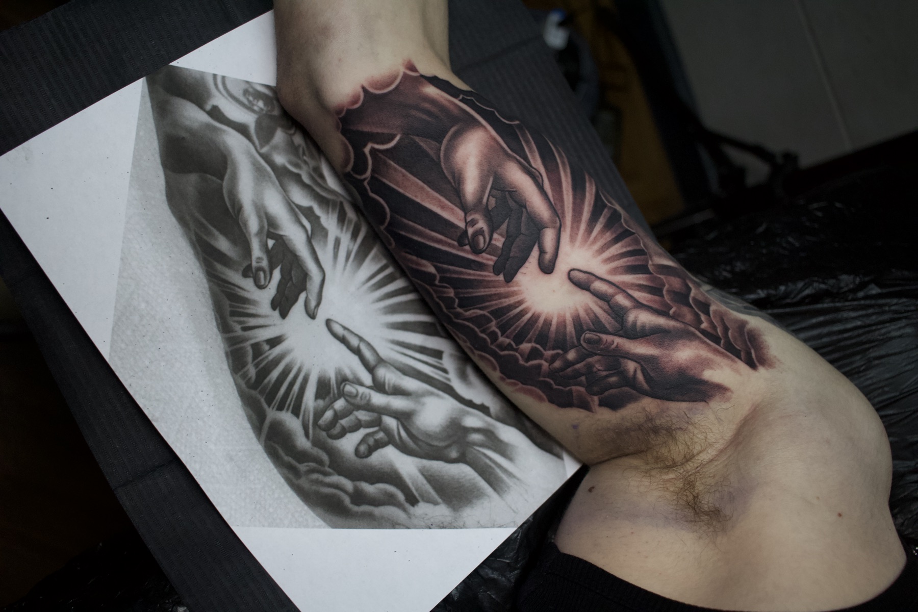 Tatuaj tatuaje black & grey realizat de Vlad Shulea la Ace Tattoo Bucuresti