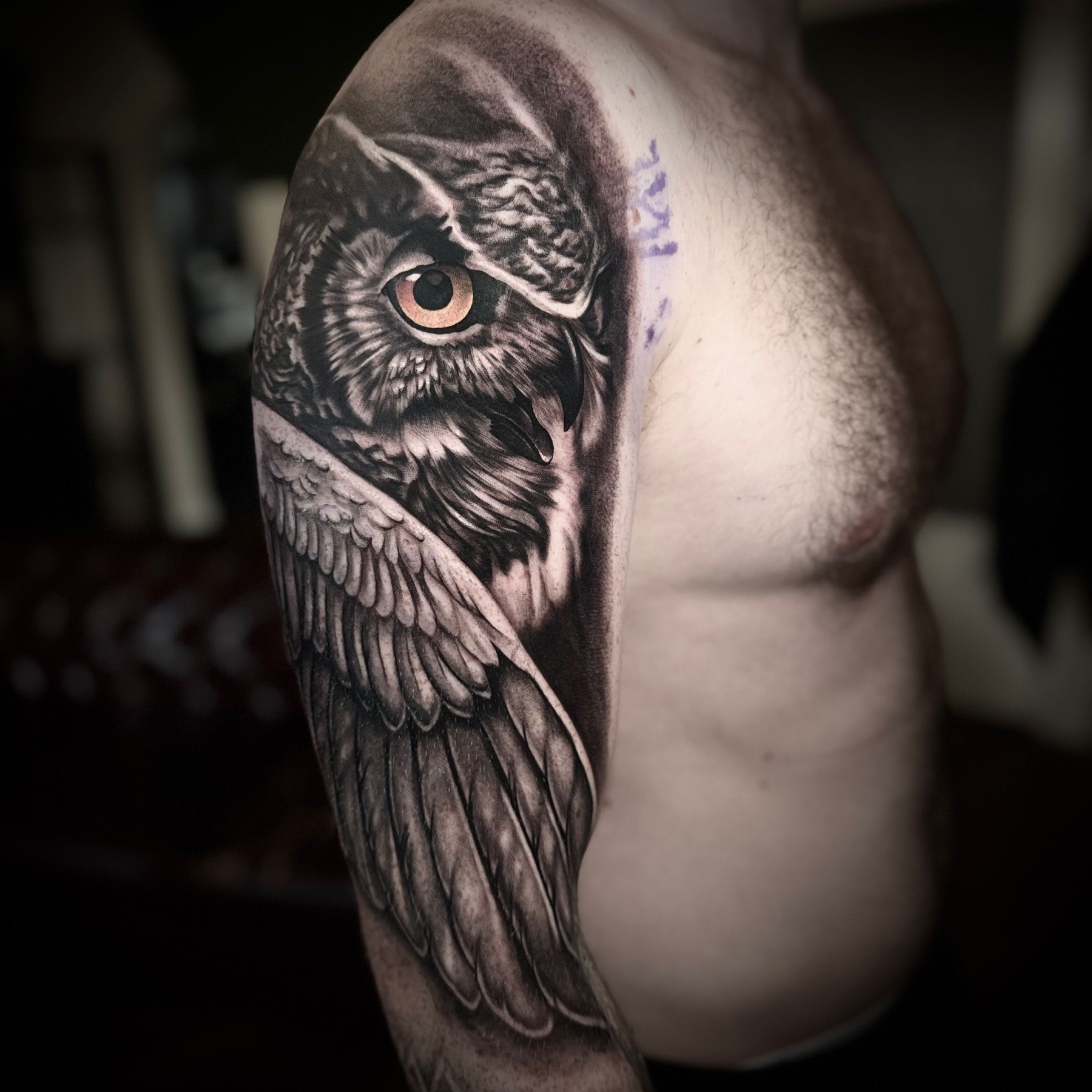 Tatuaj tatuaje black & grey realizat de Vlad Shulea la Ace Tattoo Bucuresti