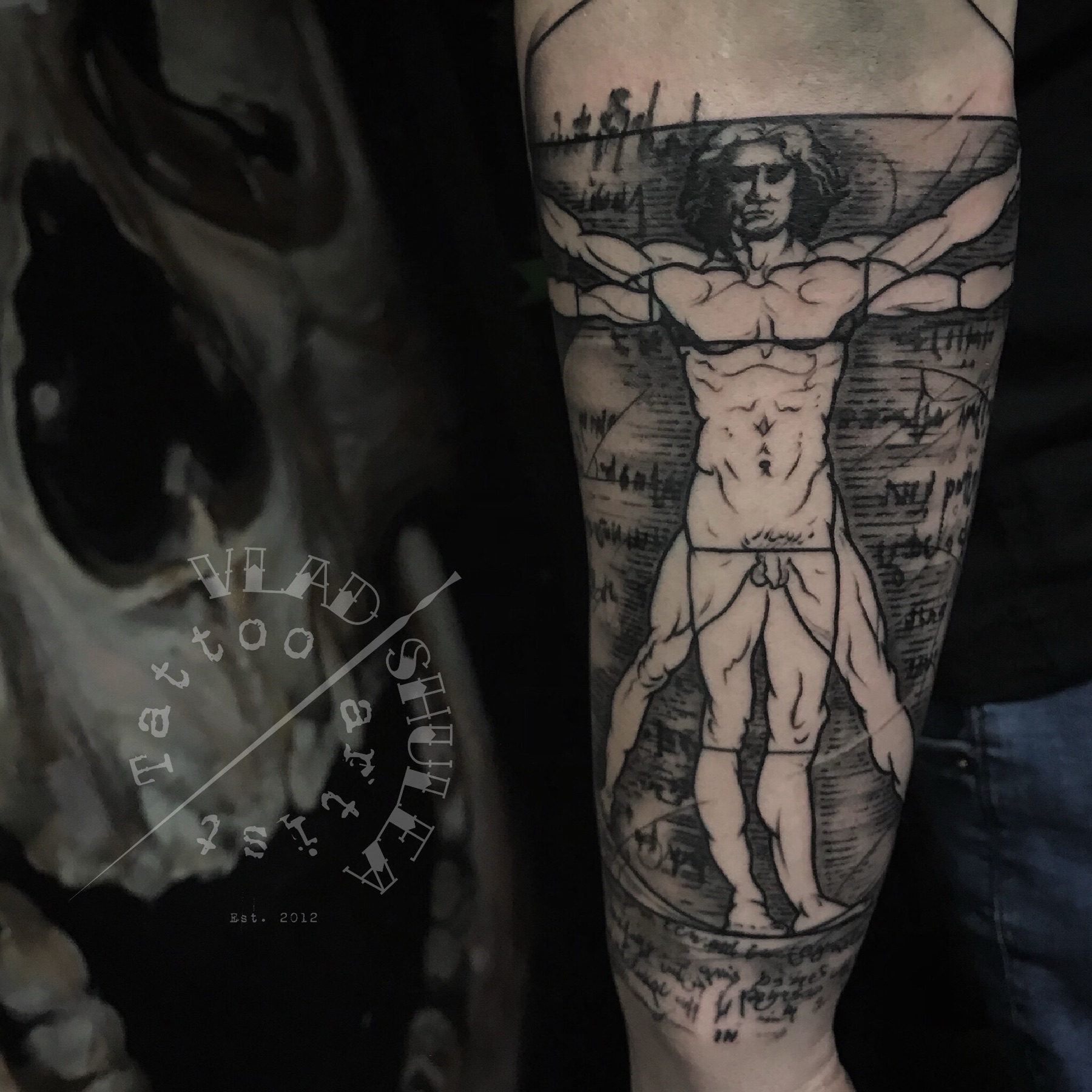 Tatuaj tatuaje black & grey realizat de Vlad Shulea la Ace Tattoo Bucuresti