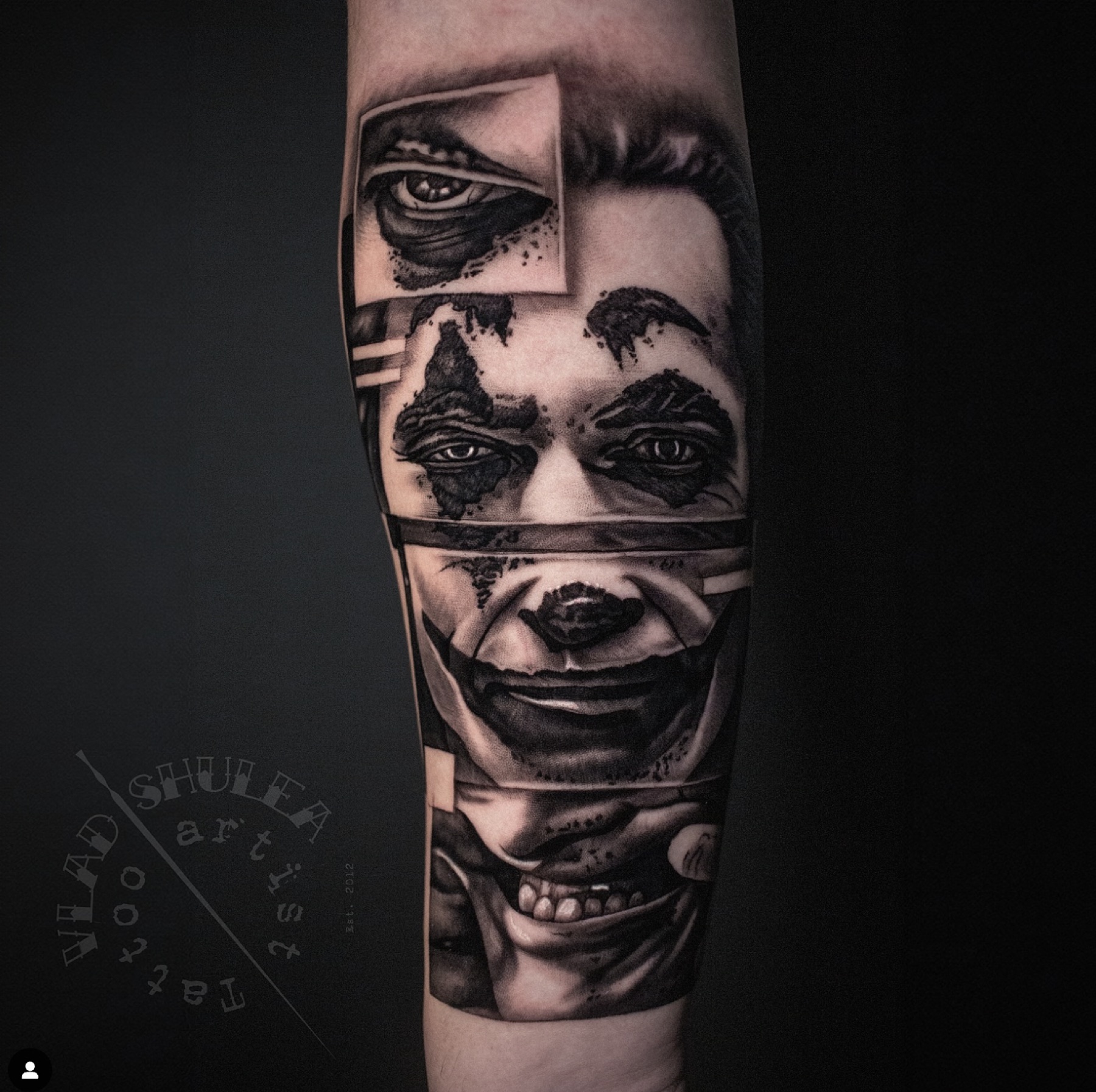 Tatuaj tatuaje black & grey realizat de Vlad Shulea la Ace Tattoo Bucuresti