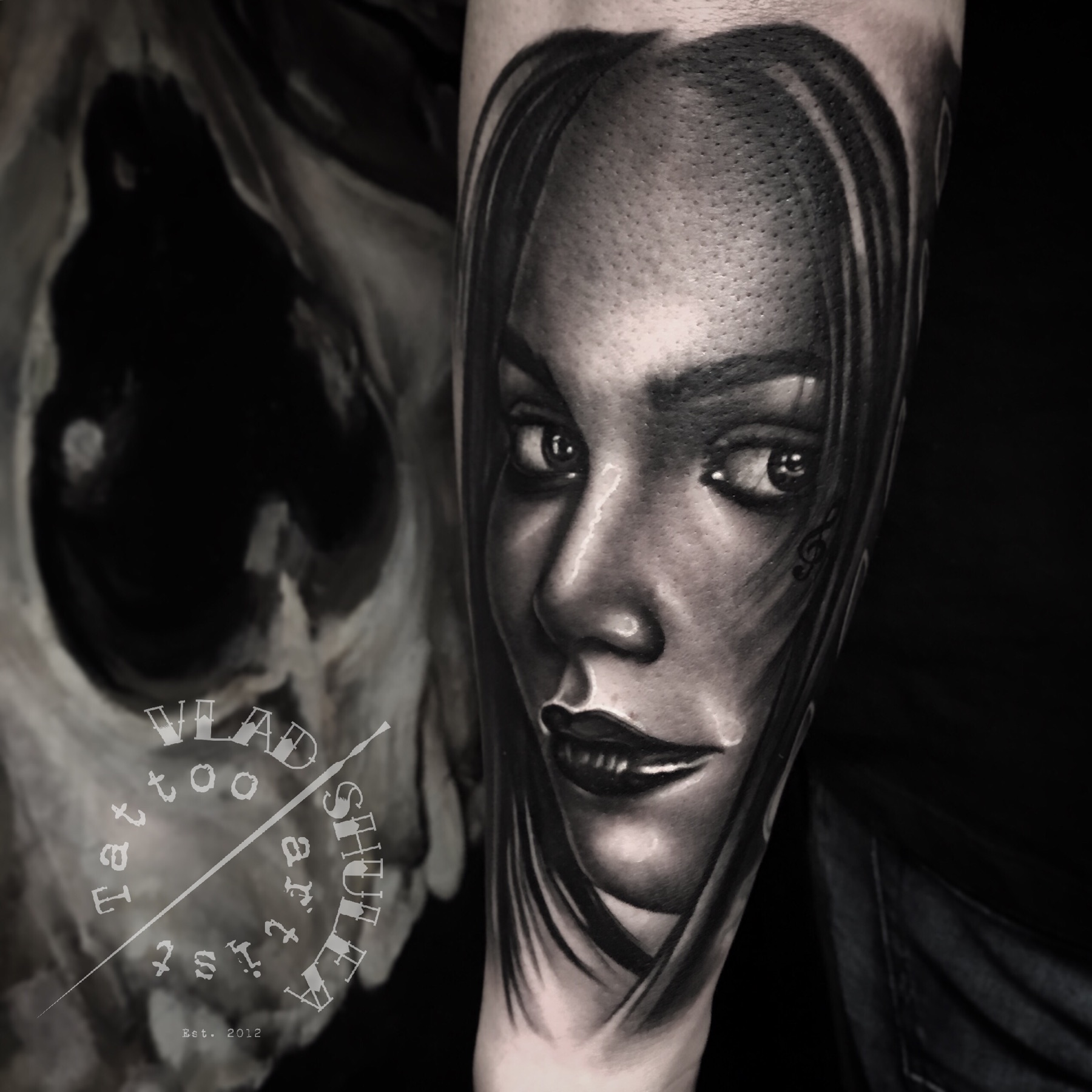 Tatuaj tatuaje black & grey realizat de Vlad Shulea la Ace Tattoo Bucuresti