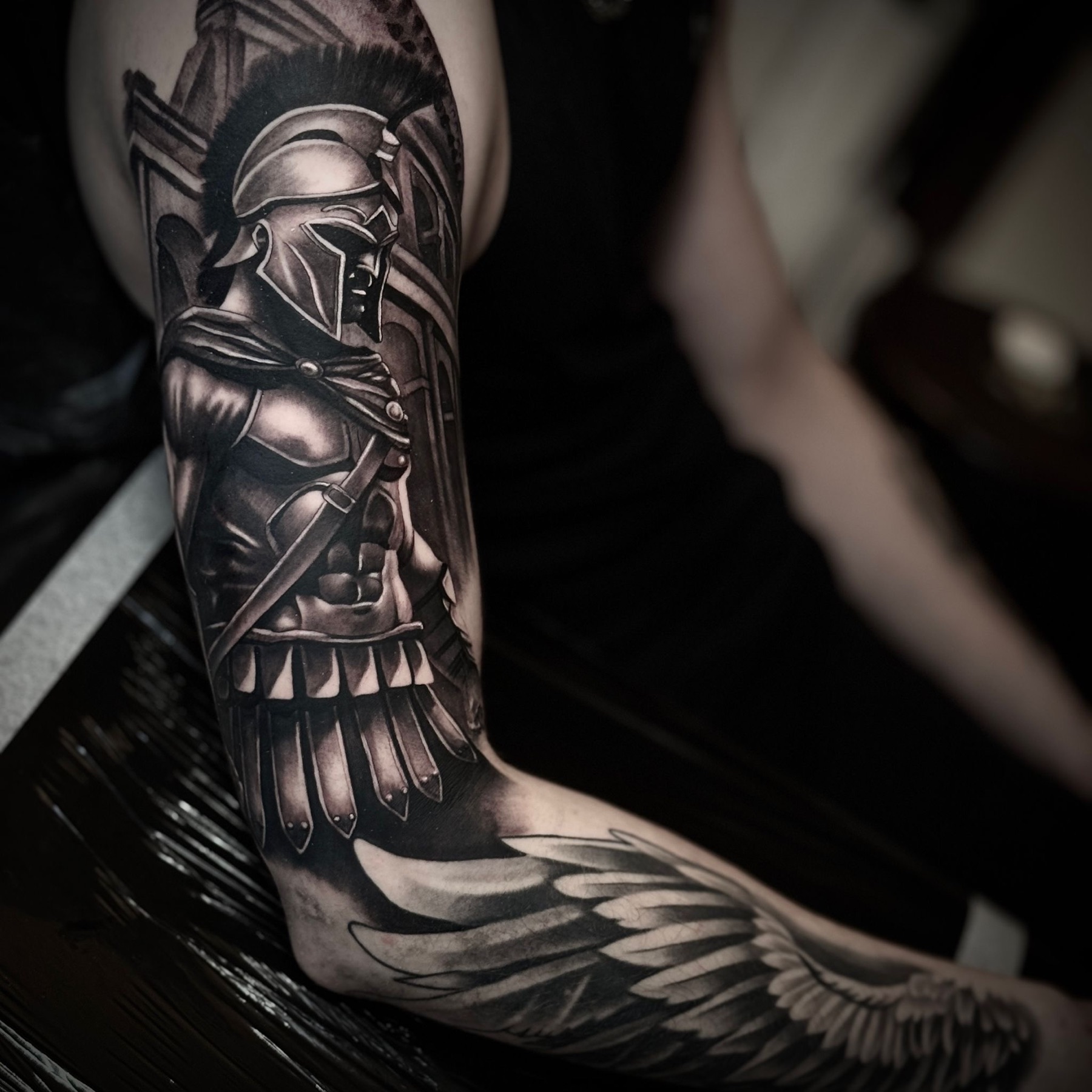 Tatuaj tatuaje black & grey realizat de Vlad Shulea la Ace Tattoo Bucuresti