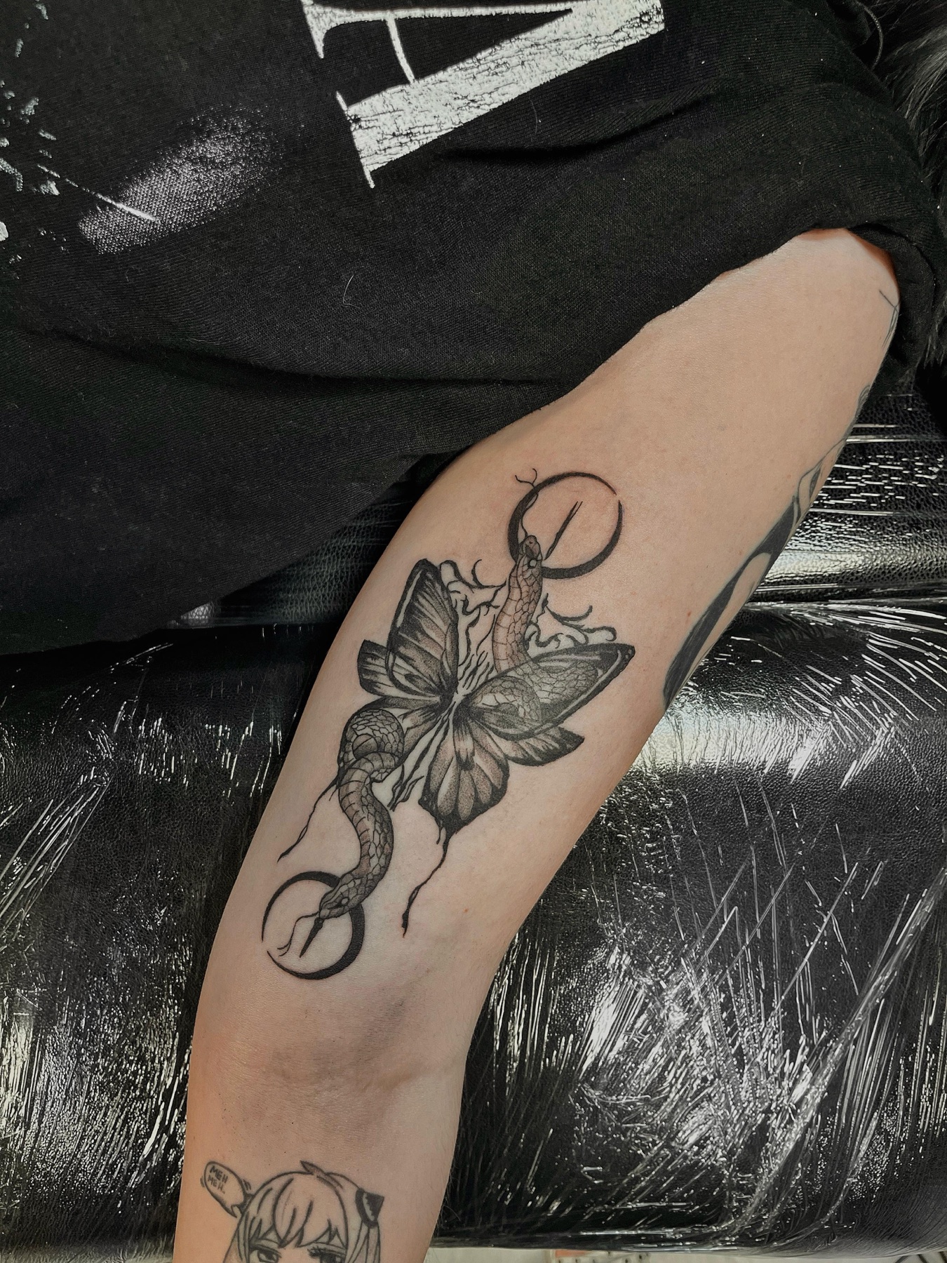Tatuaj tatuaje blackwork realizat de Andreea la Ace Tattoo Bucuresti