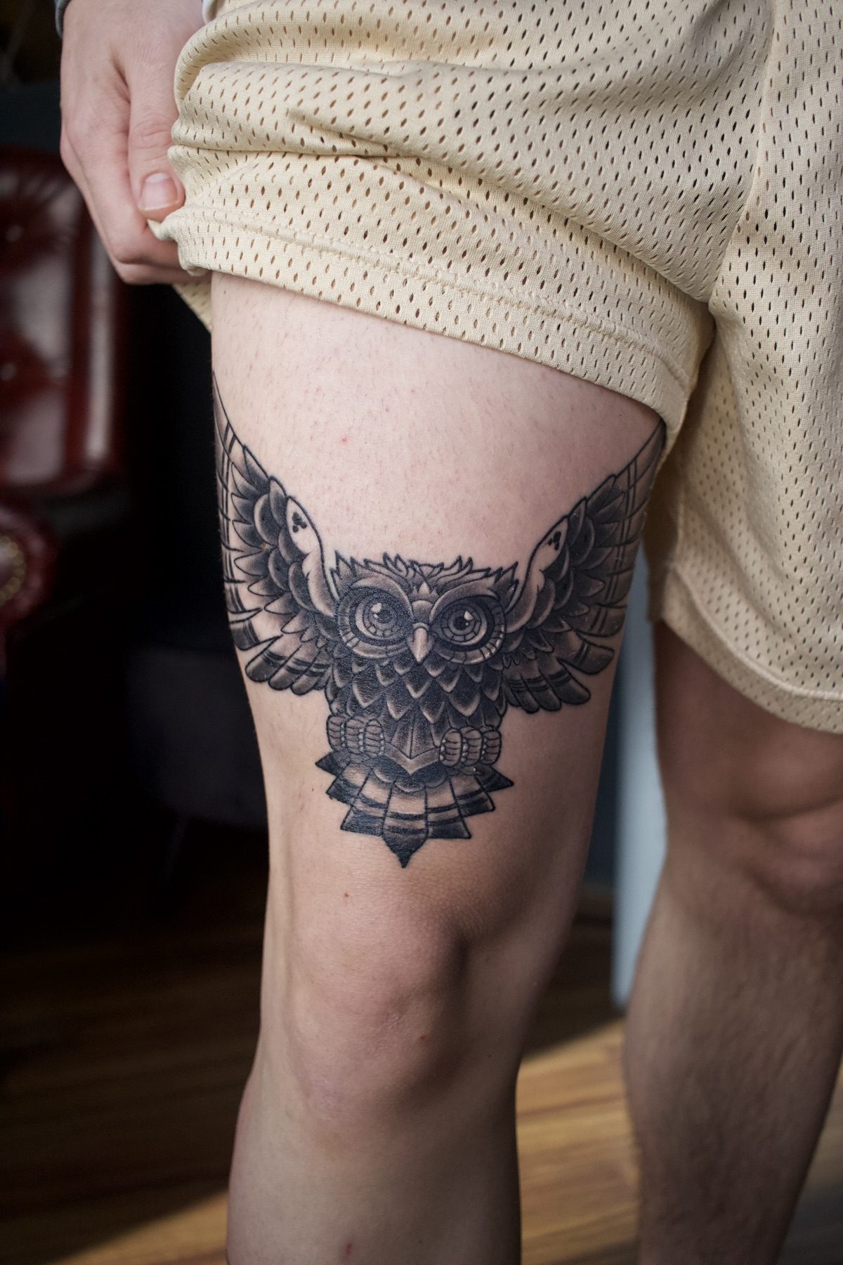 Tatuaj tatuaje blackwork realizat de Vlad Shulea la Ace Tattoo Bucuresti