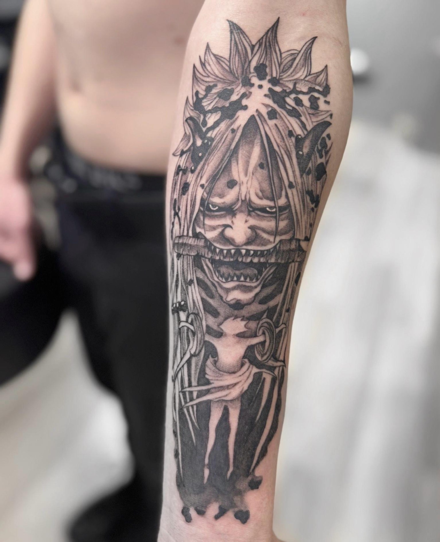 Tatuaj tatuaje japoneze realizat de Andreea la Ace Tattoo Bucuresti