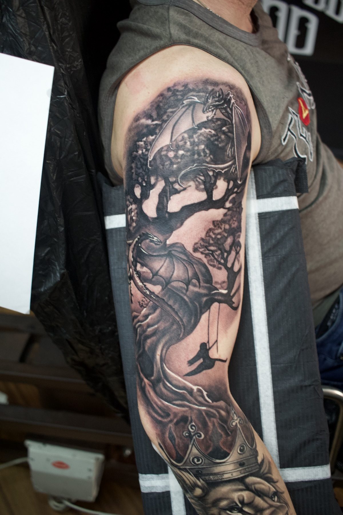 Tatuaj realism realizat de Vlad Shulea la Ace Tattoo Bucuresti