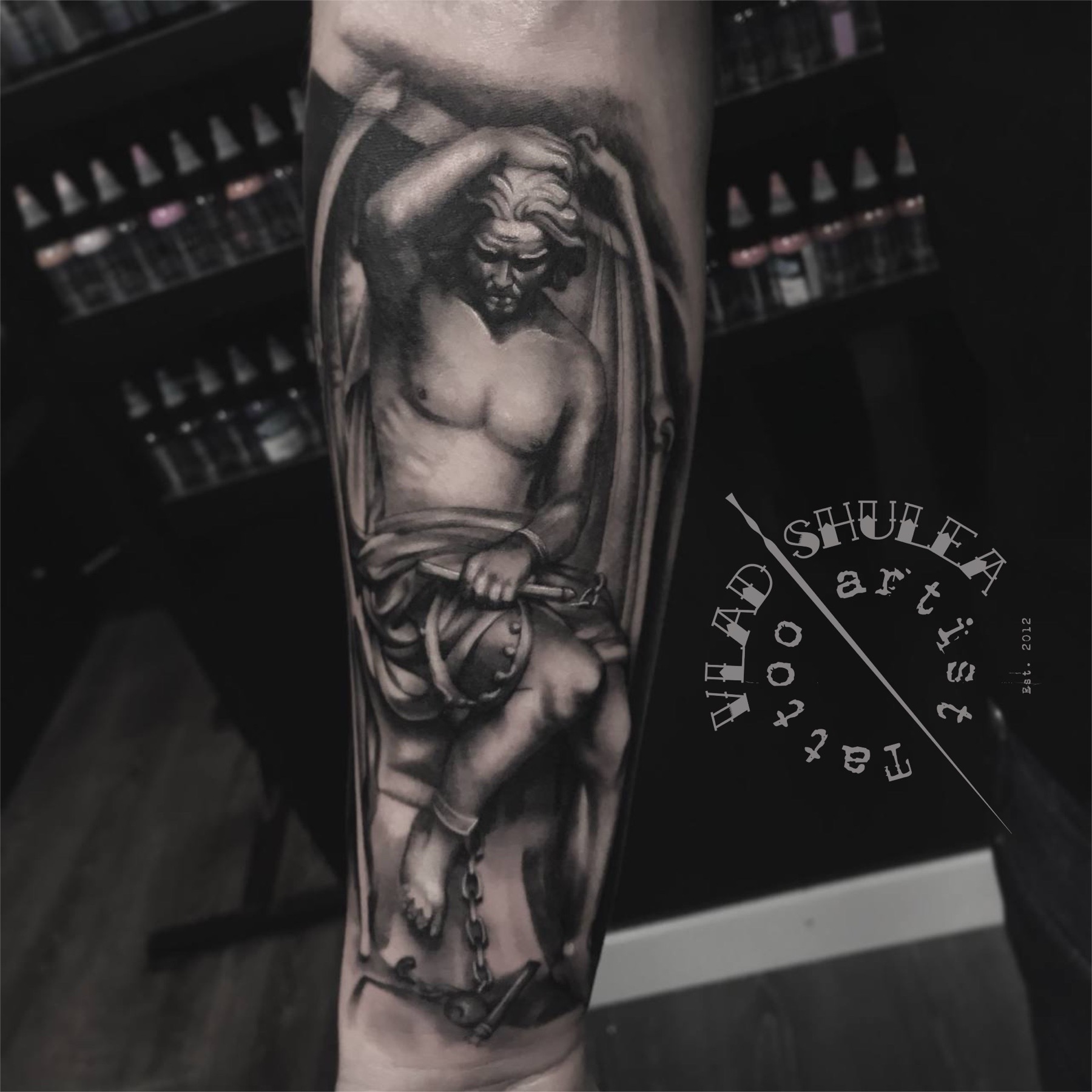Tatuaj realism realizat de Vlad Shulea la Ace Tattoo Bucuresti