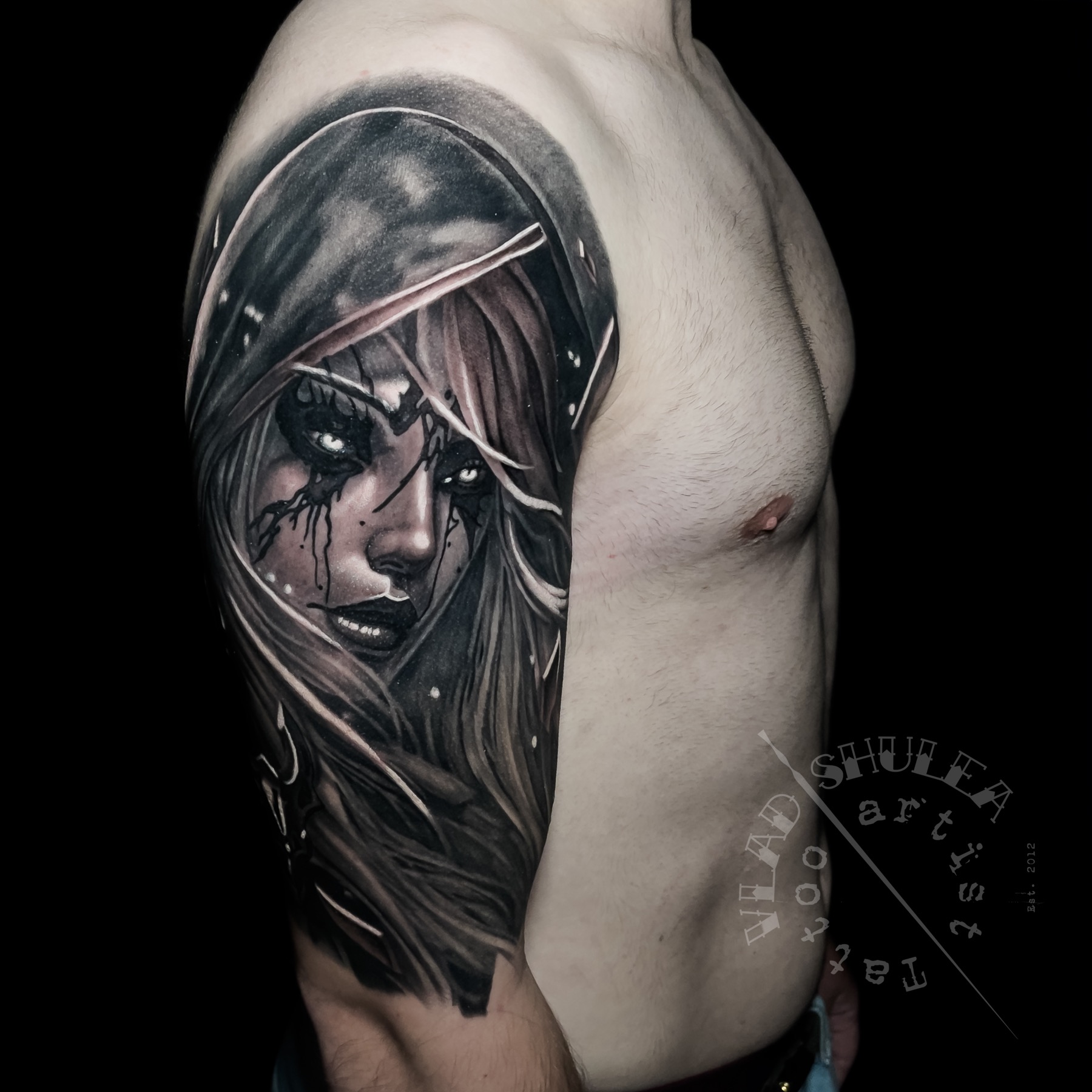 Tatuaj realism realizat de Vlad Shulea la Ace Tattoo Bucuresti