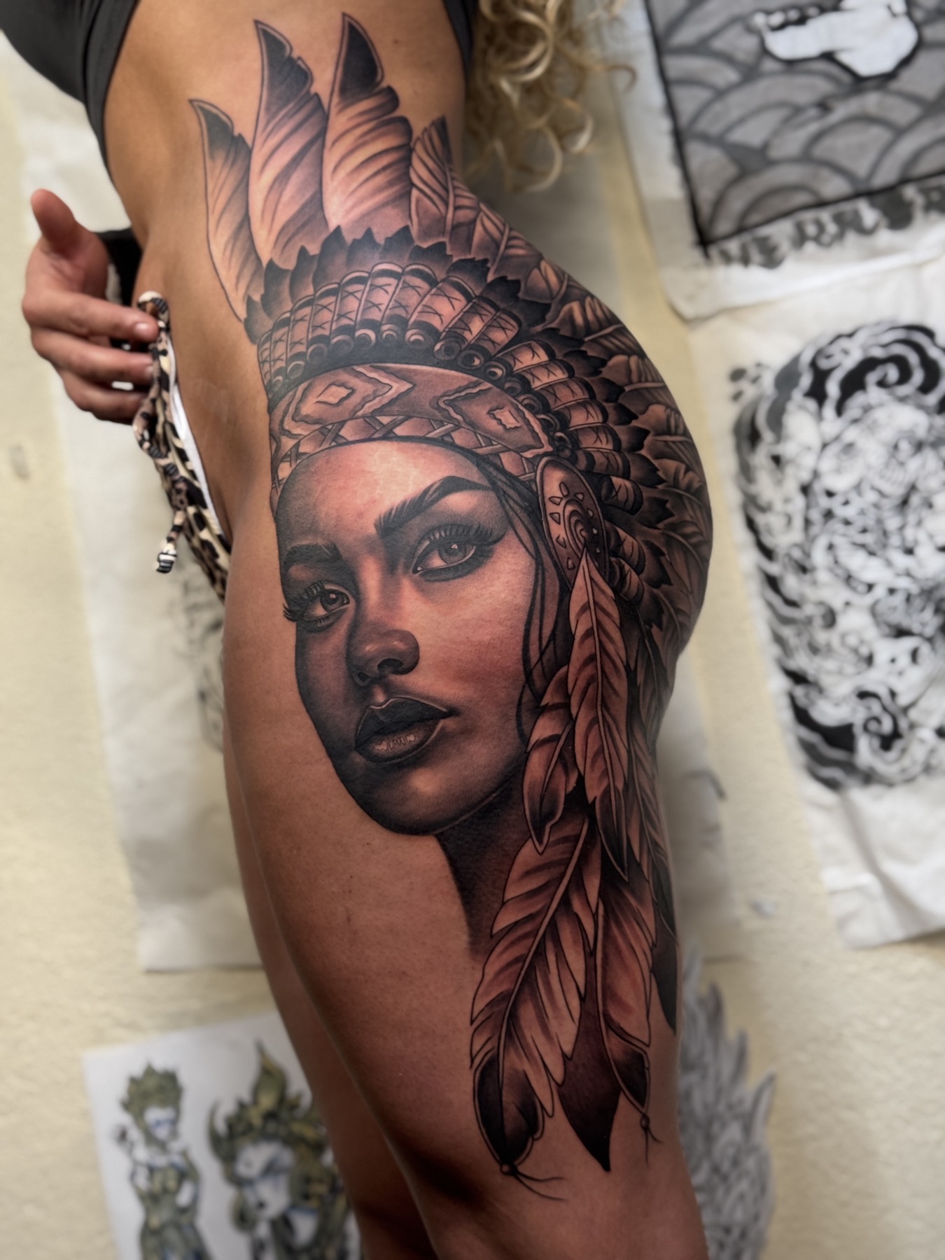 Tatuaj realism realizat de Ace Tattoo la Ace Tattoo Bucuresti