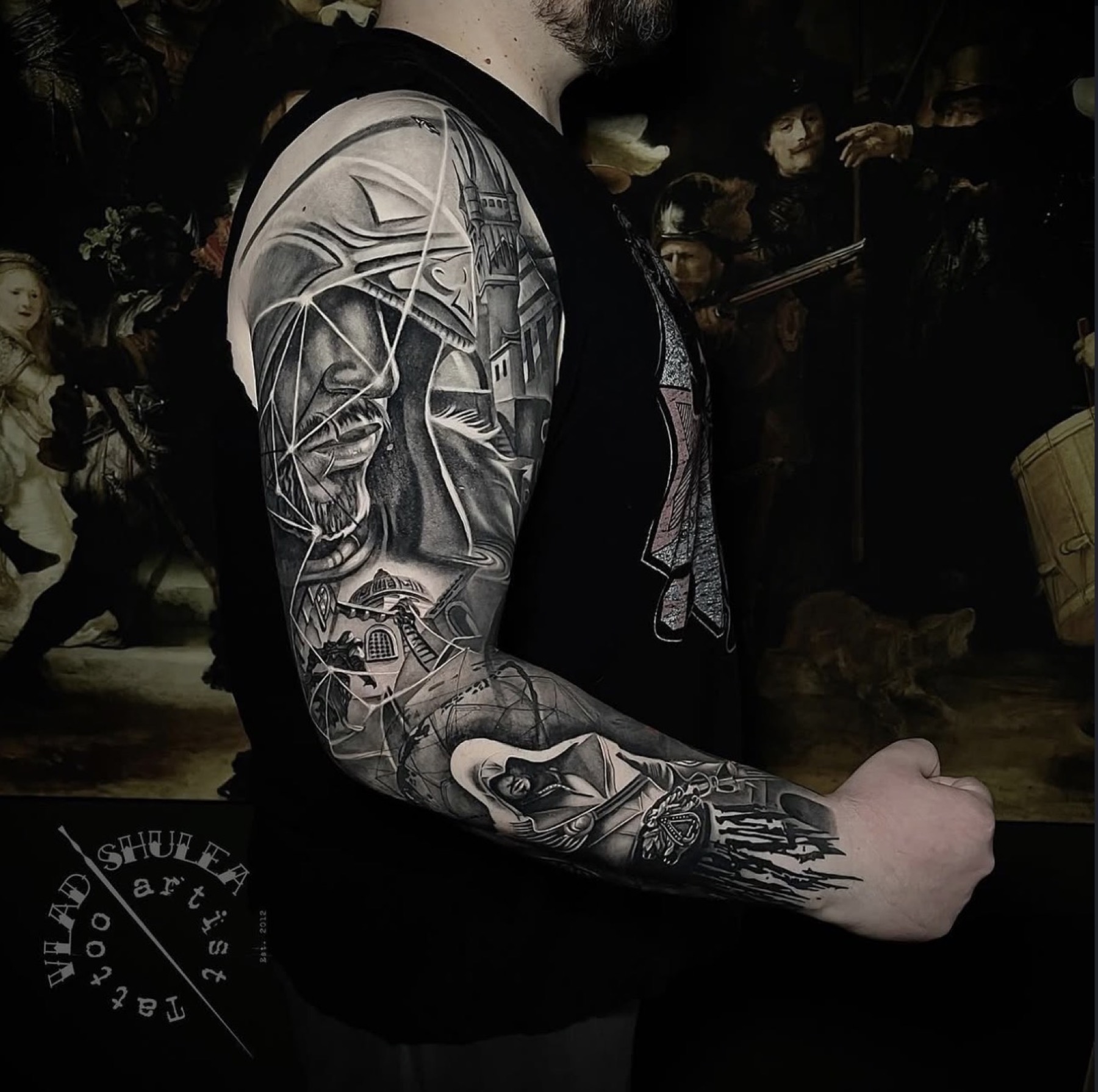 Tatuaj realism realizat de Vlad Shulea la Ace Tattoo Bucuresti