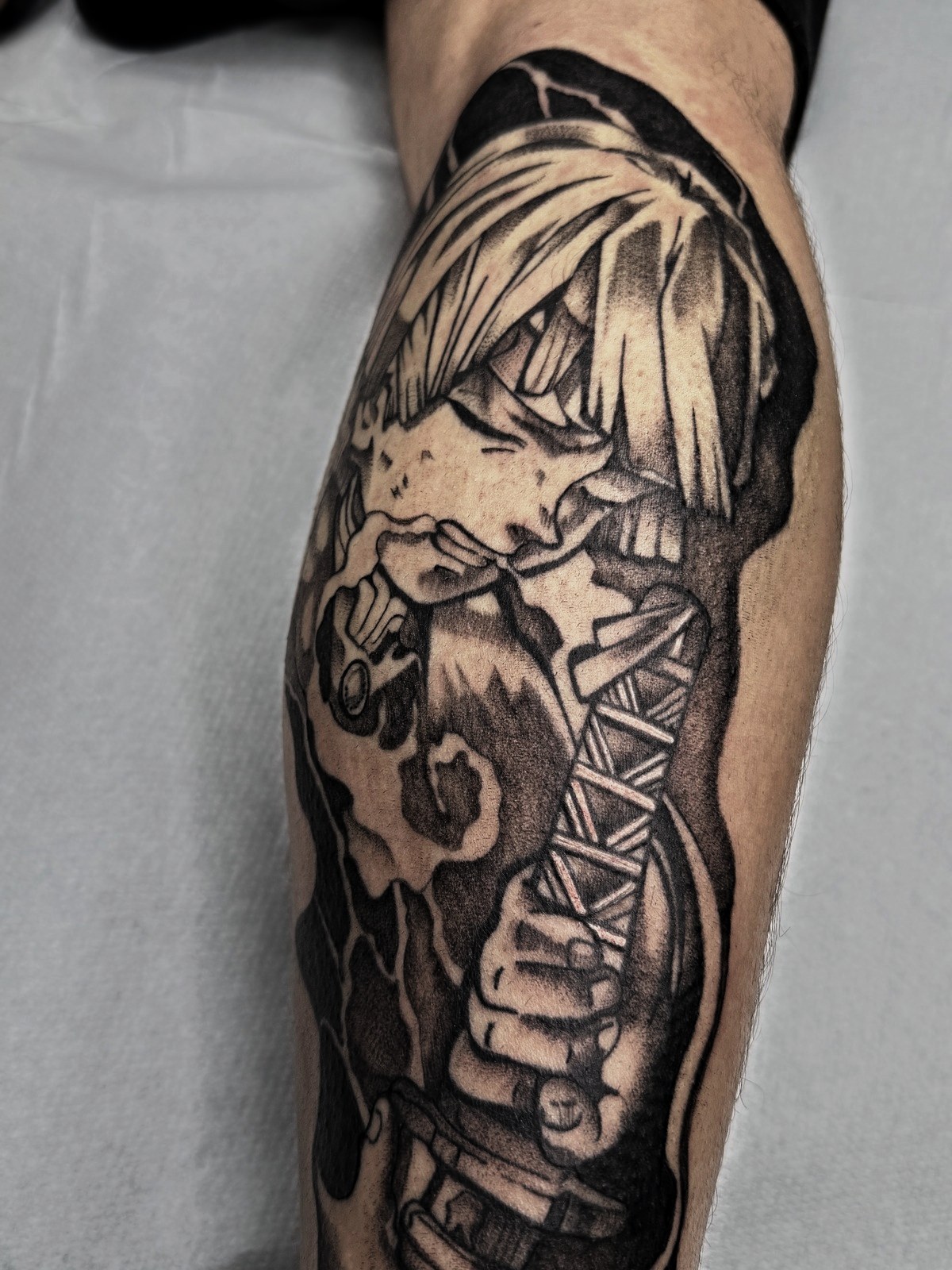 tatuaj black and grey de Andreea la Ace Tattoo București