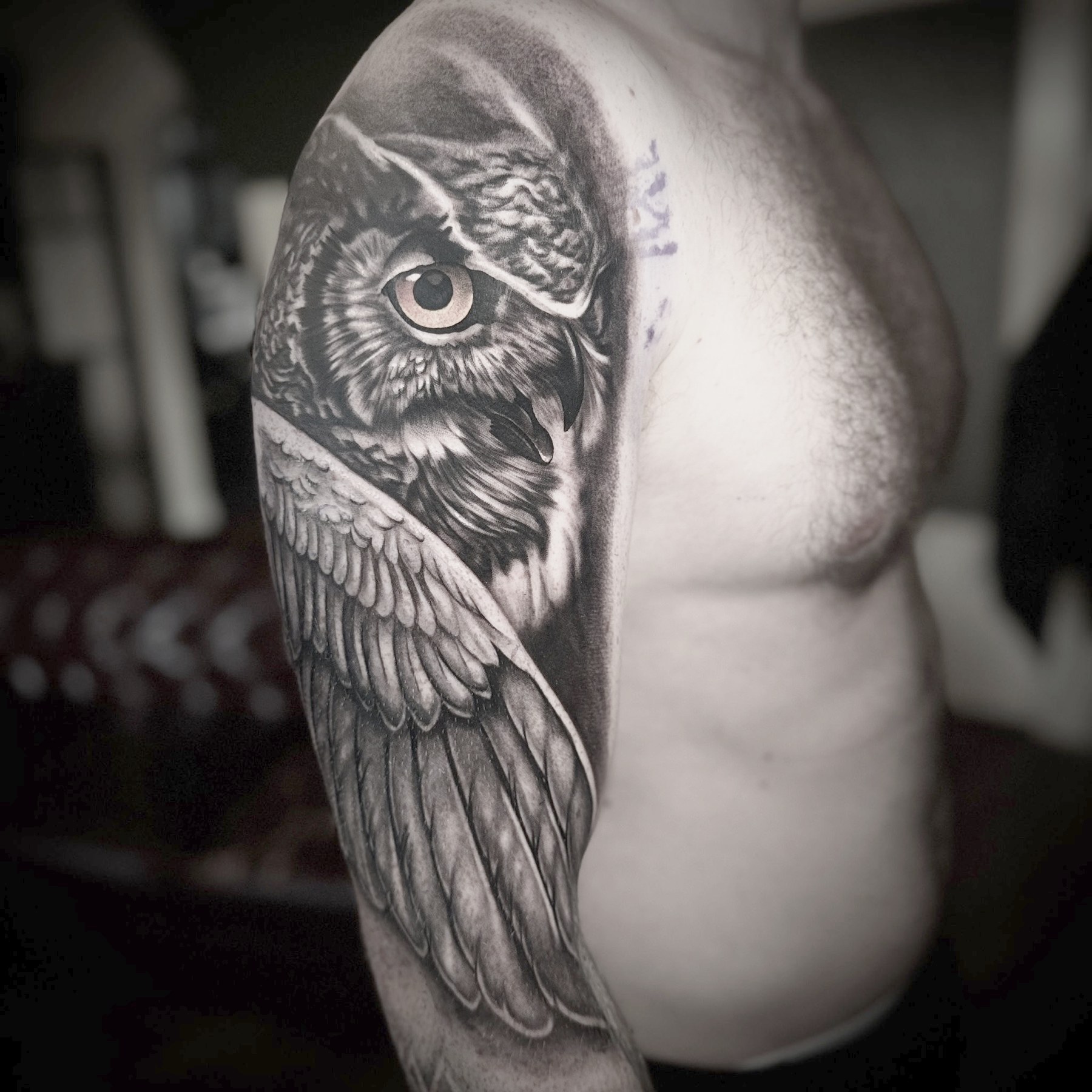 Tatuaj tatuaje black & grey realizat de Vlad Shulea la Ace Tattoo Bucuresti