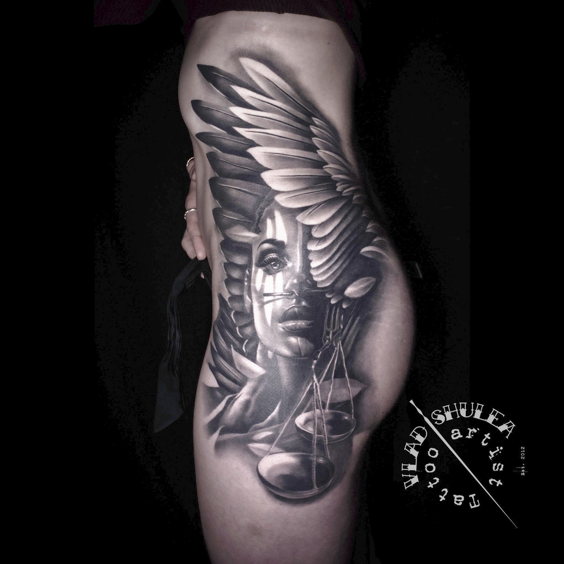 Tatuaj tatuaje black & grey realizat de Vlad Shulea la Ace Tattoo Bucuresti