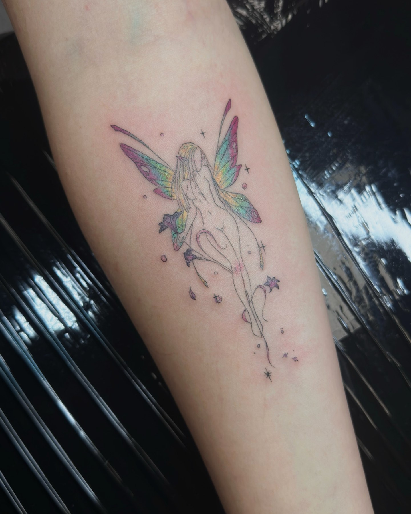 Tatuaj color realizat de Vlad Boiț la Ace Tattoo București