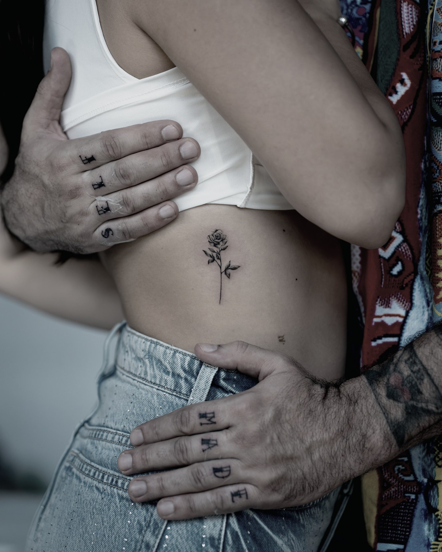 Tatuaj fine line realizat de Rox la Ace Tattoo București