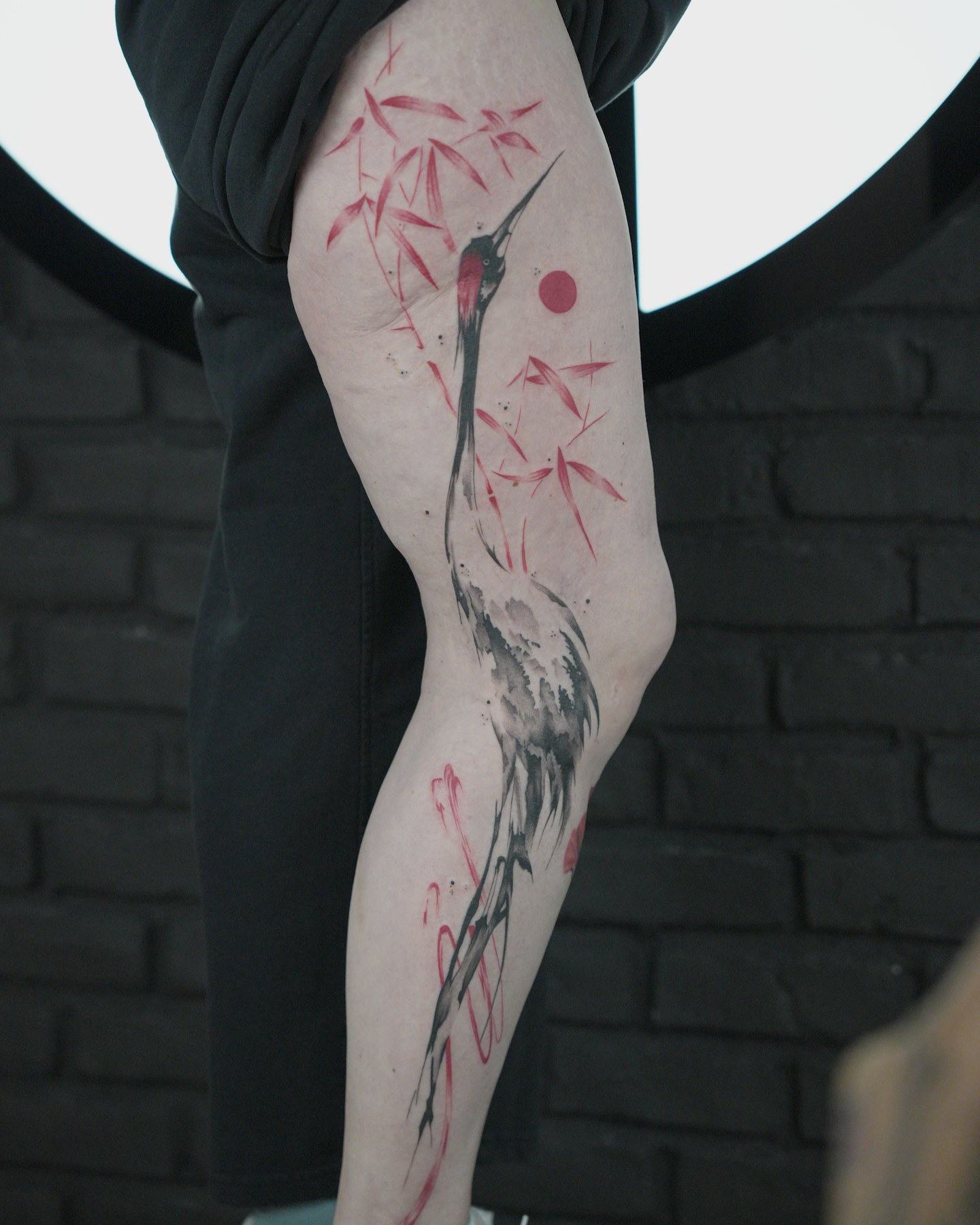 Tatuaj japonez realizat de Rox la Ace Tattoo București