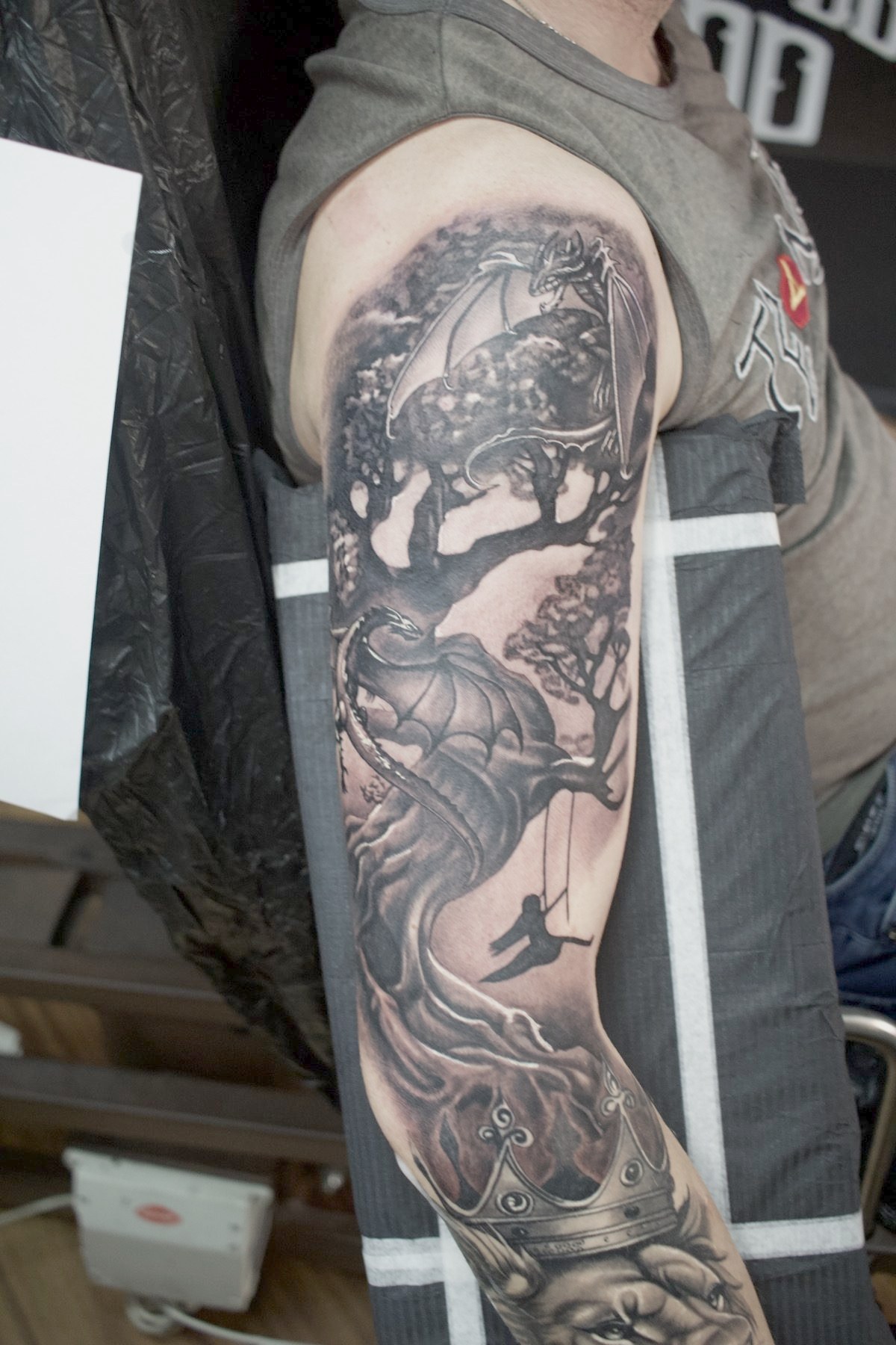Tatuaj realism realizat de Vlad Shulea la Ace Tattoo Bucuresti