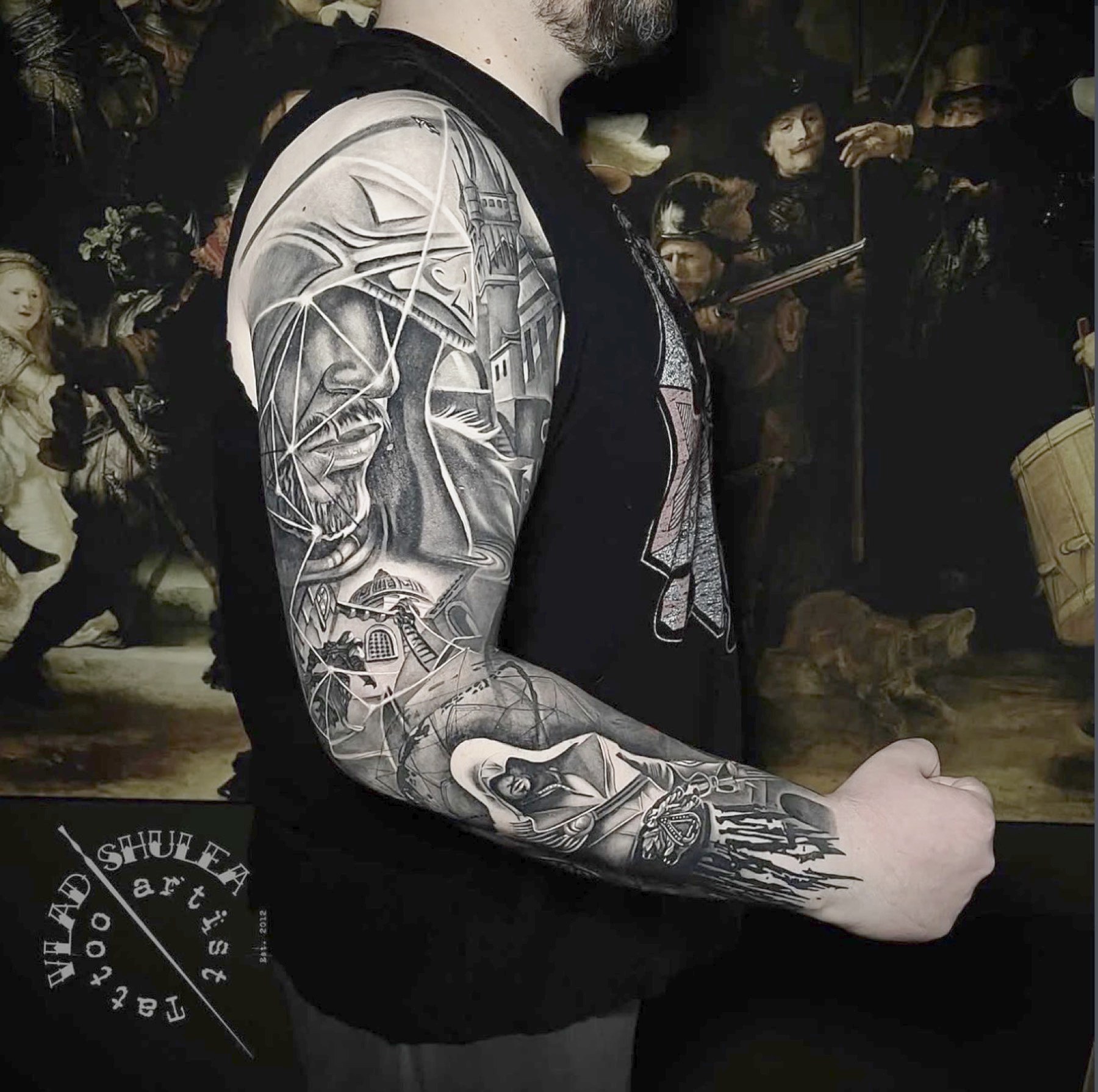 Tatuaj realism realizat de Vlad Shulea la Ace Tattoo Bucuresti