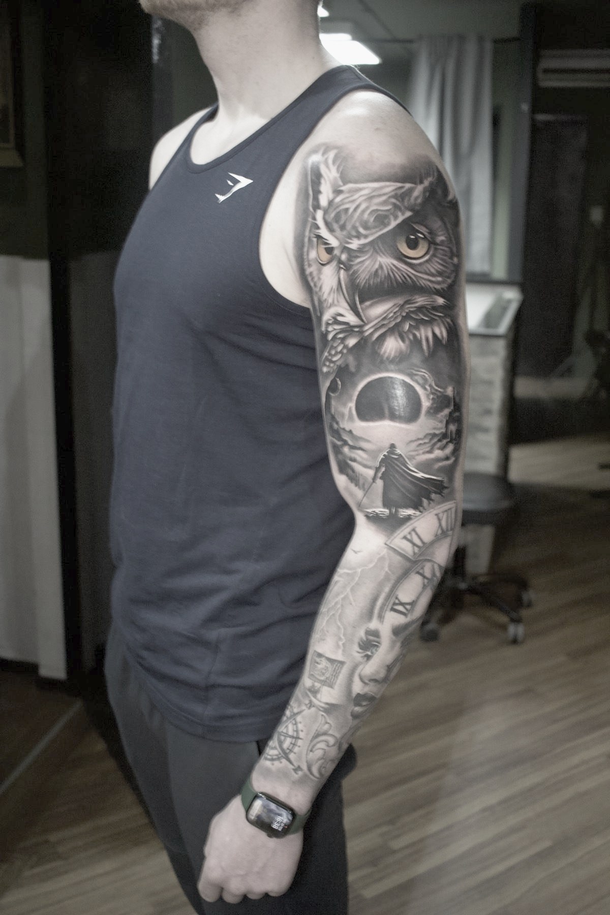 Tatuaj realism realizat de Vlad Shulea la Ace Tattoo Bucuresti