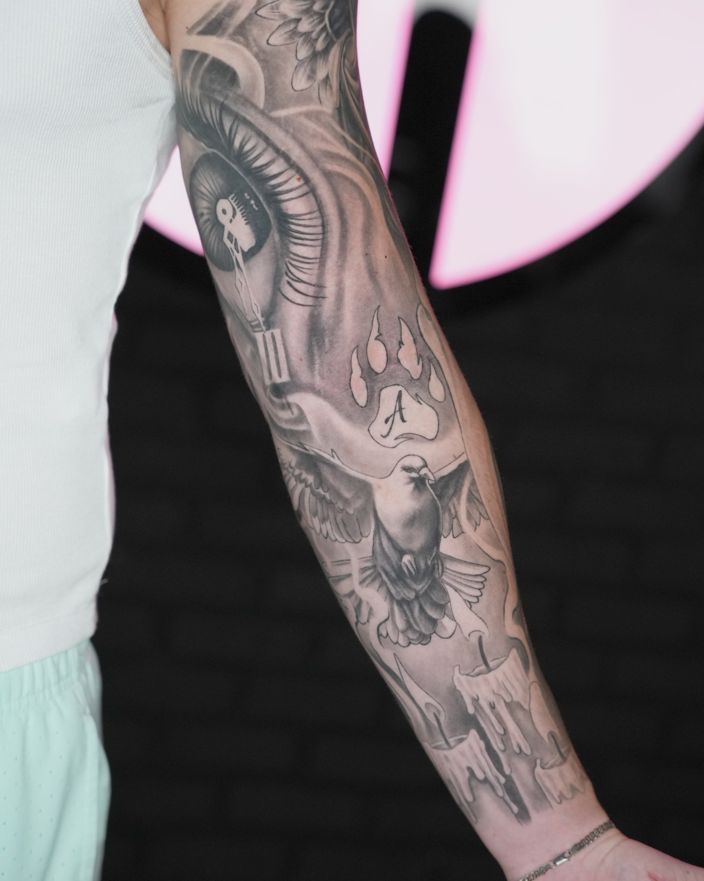Tatuaj vindecat realizat de Vlad Shulea la Ace Tattoo București